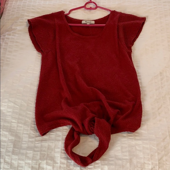 Madewell tie front sweater tee - Picture 3 of 5